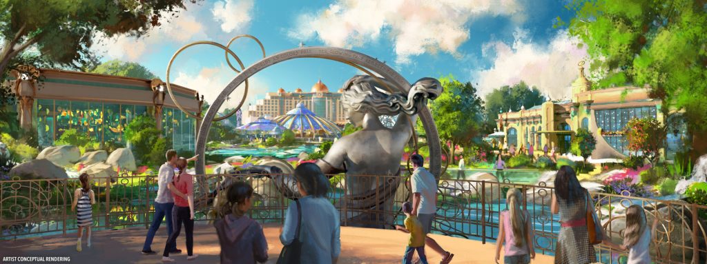 Universal Epic Universe Theme Park Render Artwork