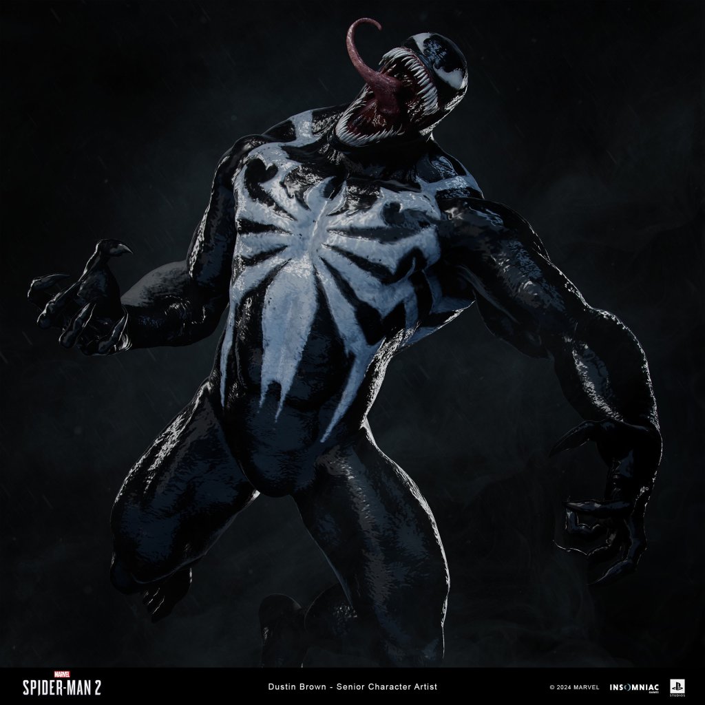 Venom Concept Art Spider-Man 2 Video Game