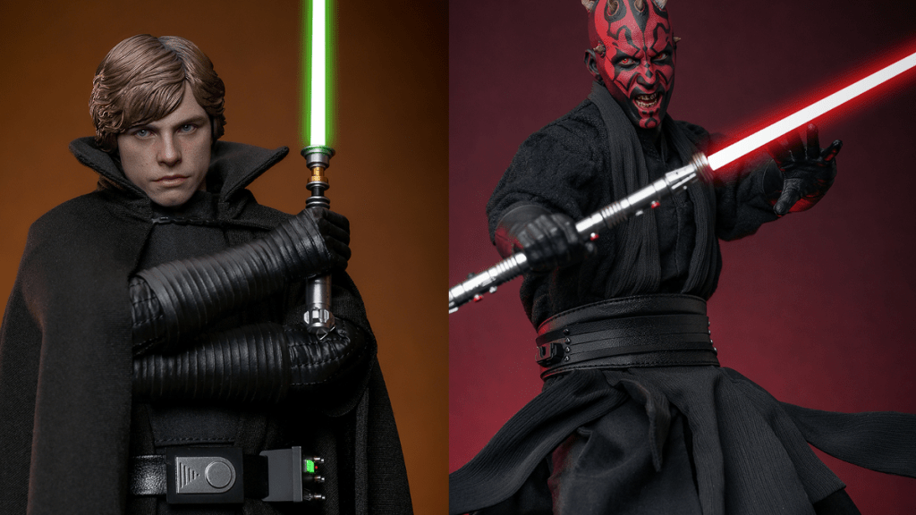 New Hot Toys Figures of Luke Skywalker from STAR WARS: DARK EMPIRE and Darth Maul from THE PHANTOM MENACE&nbsp;Released