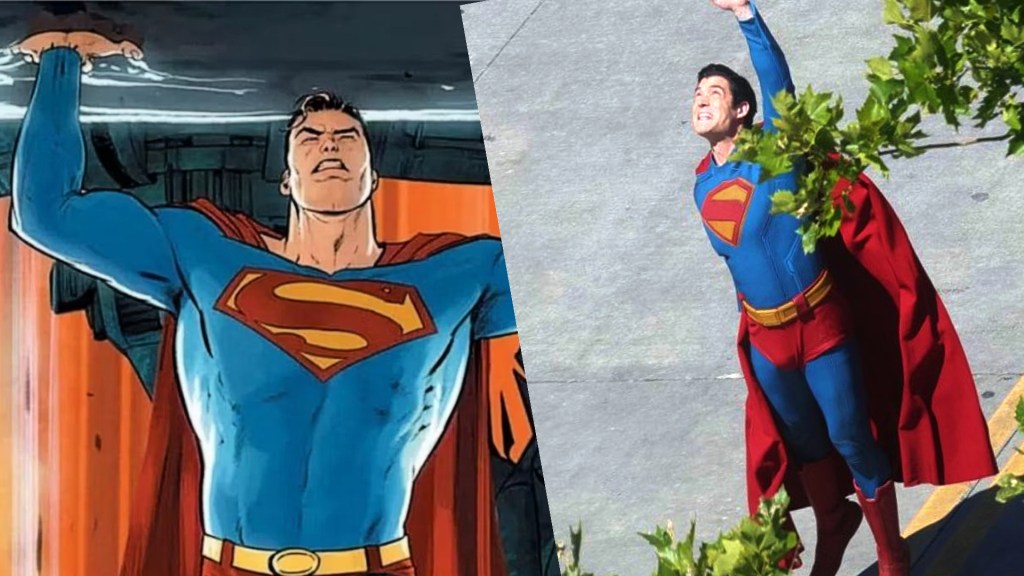 SUPERMAN: The Man Of Steel Takes Flight In Awesome New Set Photos Featuring David&nbsp;Corenswet